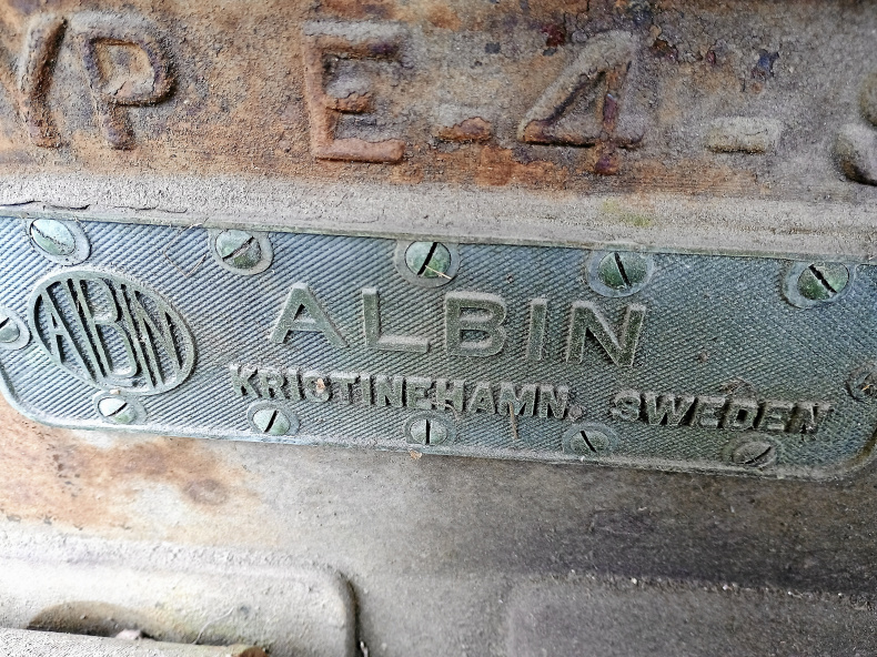 Brandspruta Albin motor