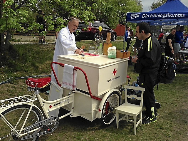 Budcykel/Glassambulans