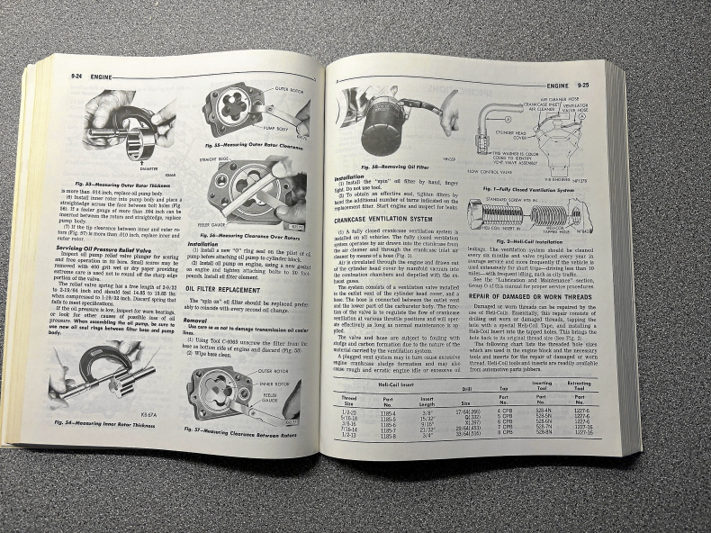 Servicemanual till Chrysler och Imperial 1970