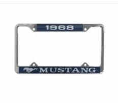 Kromade nya skyltramar i obruten förpackning