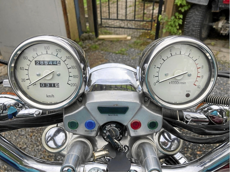 Yamaha Virago 1100 med låga mil