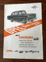 Opel broschyr