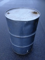 Rostfritt fat 200 lit.