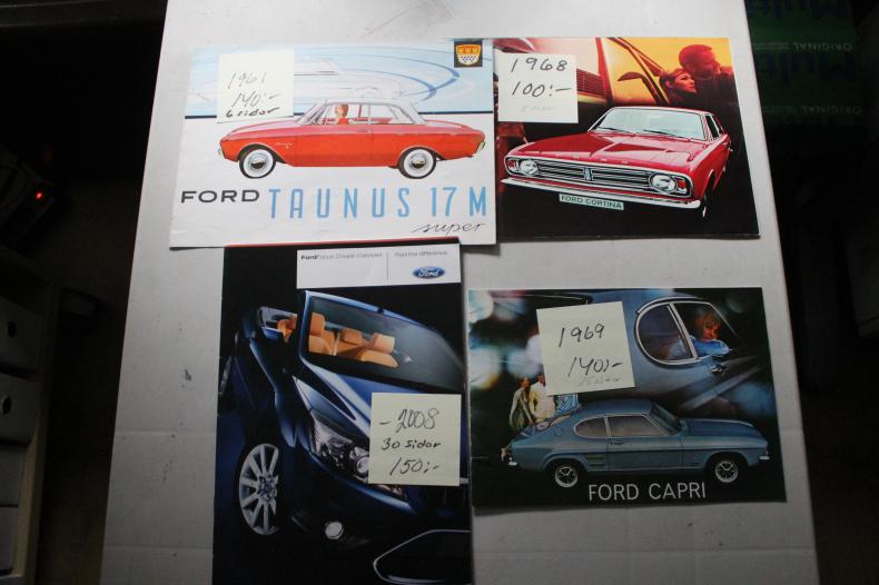 NYA FORD BROSCHYRER  1961 - 2008