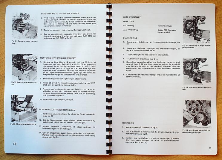 Verkstadshandbok Volvo BM Motor 1113A