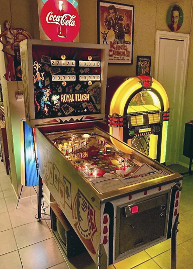 Flipperspel och Jukebox
