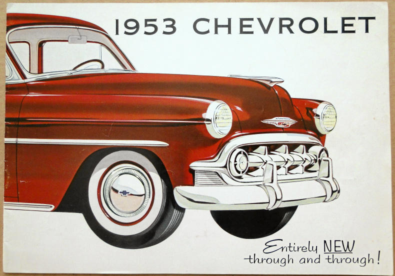 Broschyr Chevrolet 1953