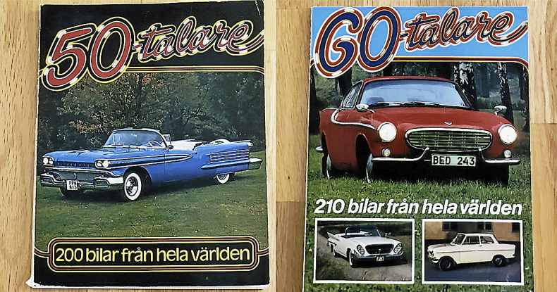Två st bilböcker 50/60-tal