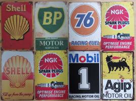 Retro Plåtskyltar