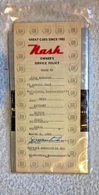 NASH 1949 owners manual
