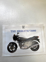 Broschyr MC Hesketh V 1000