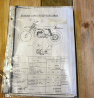 Handbok/sprängskiss till Montesa 250 cc 1974-1978