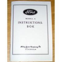 Instruktionsbok A-Ford Personbil