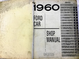Shop manual Ford 1960