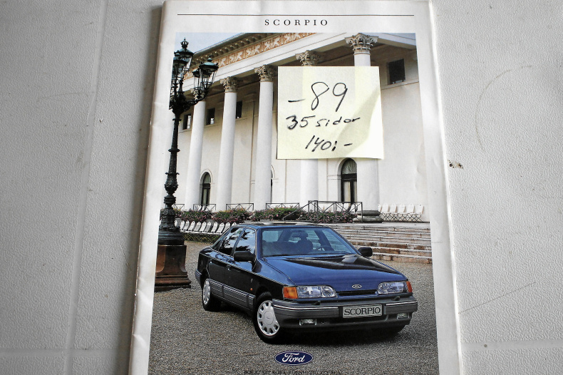 FORD SCORPIO BROSCHYR