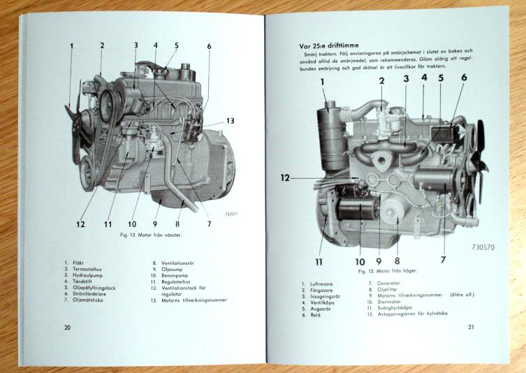 Instruktionsbok Volvo BM 425 Terrier