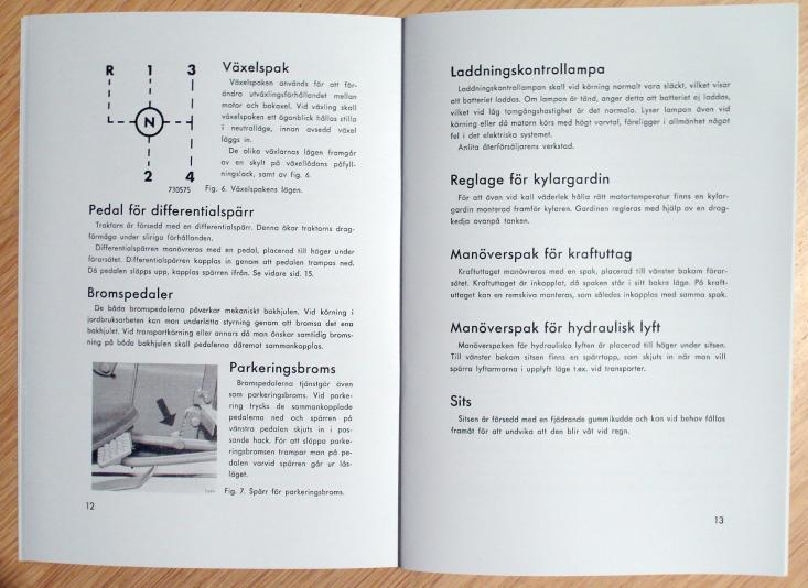 Instruktionsbok Volvo BM 425 Terrier