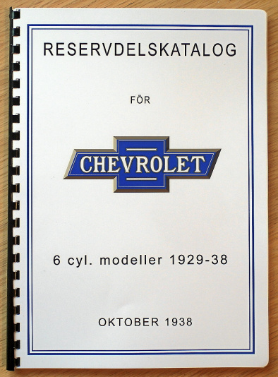 Katalog Chevrolet 6 cyl Bil & Lastbil 1929-38