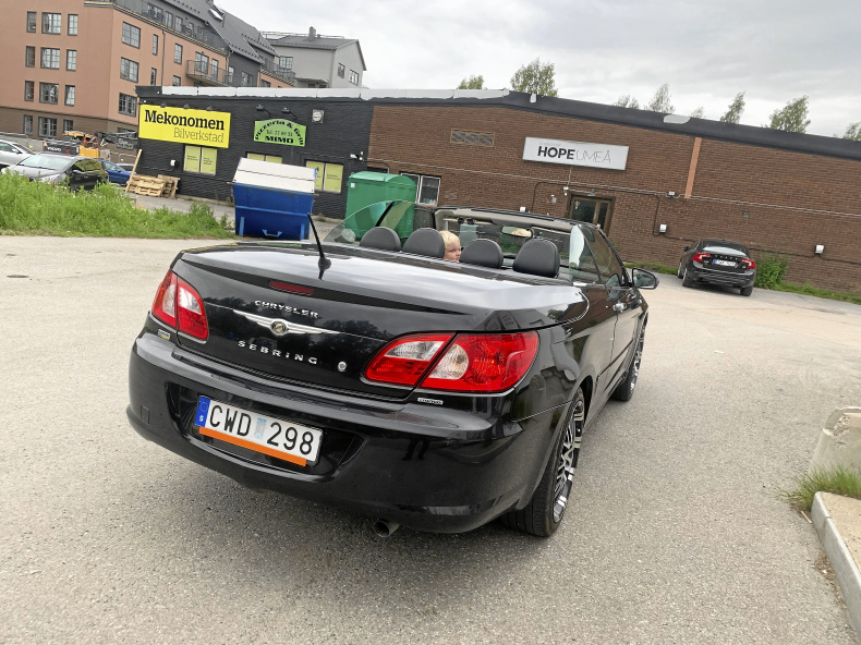 Chrysler Sebring plåtcab