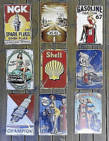 Retro Plåtskyltar