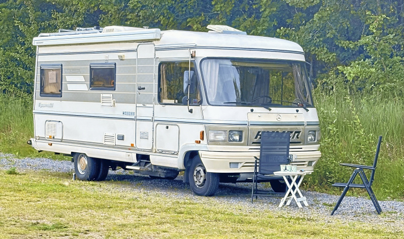 Välvårdad husbil Hymer