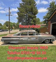 Reservdelar Chevrolet Impala 1960