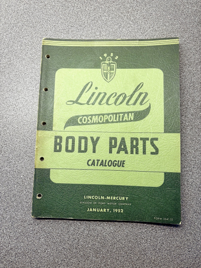 Reservdelsböcker till Lincoln och Mercury