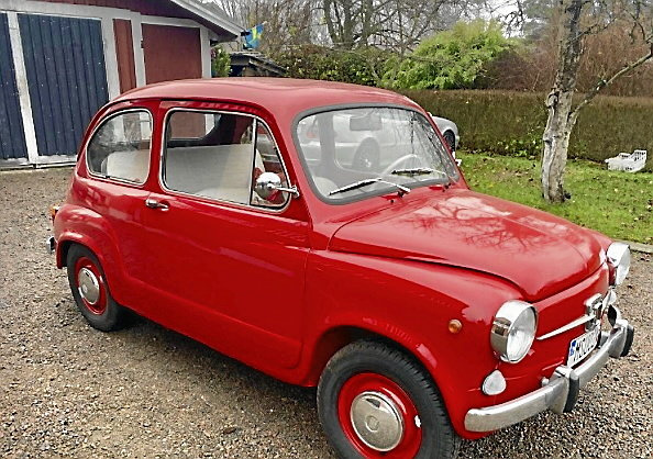 Fiat 600D i utställningsskick
