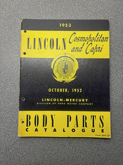 Reservdelsböcker till Lincoln och Mercury
