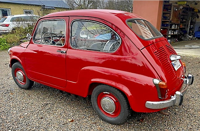 Fiat 600D i utställningsskick