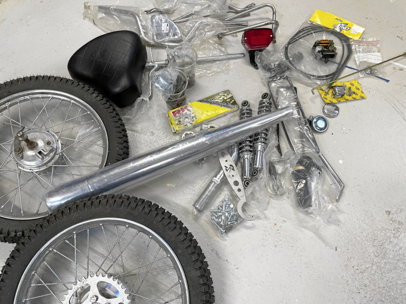 Cresent Compakt med 3 växlad Sachs motor i delar