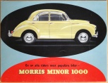  Broschyr Morris Minor 1000 1962