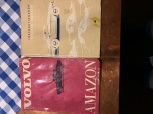 Volvo instruktionsböcker, Amazon, tryckt -64 och P 1800S tryckt -68
