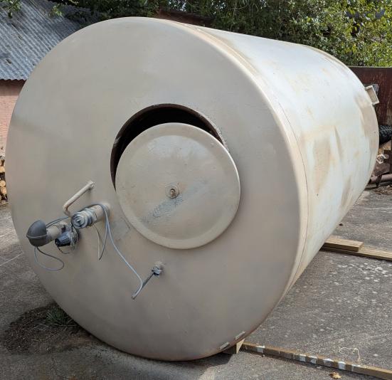 5m3 tank med emaljerad inneryta