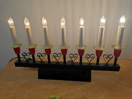 Adventsljusstake Philips retro i smide