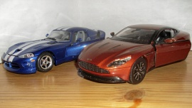 1:24 Dodge Viper och Aston Martin DB 11 Rea-Rea