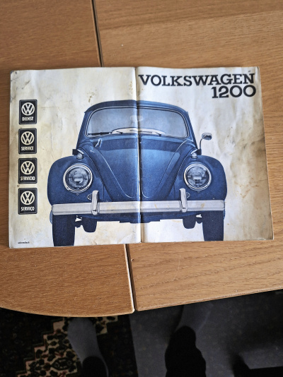 Instruktionsbok VW 1200 -64
