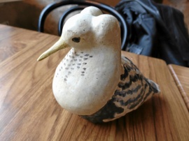 Keramik figurin fågel Glaffey