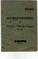 Volvo PV 60 instruktionsbok