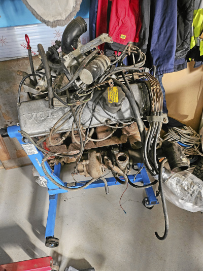 Komplett Volvo B23 Turbomotor
