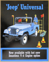 Broschyr Jeep CJ-5 CJ-6 1965