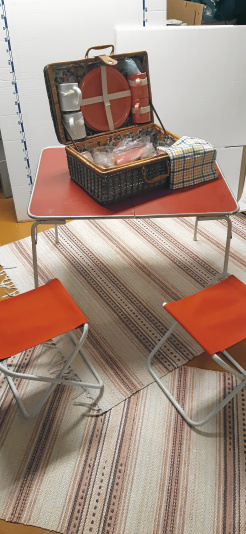 Picknickväska campingbord 2 stolar