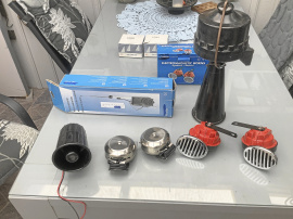 Signalhorn 12V+230V El-radioantenn 12V