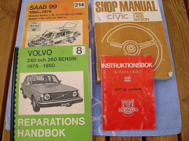 INSTRUKTIONS / REPARATIONSBÖCKER