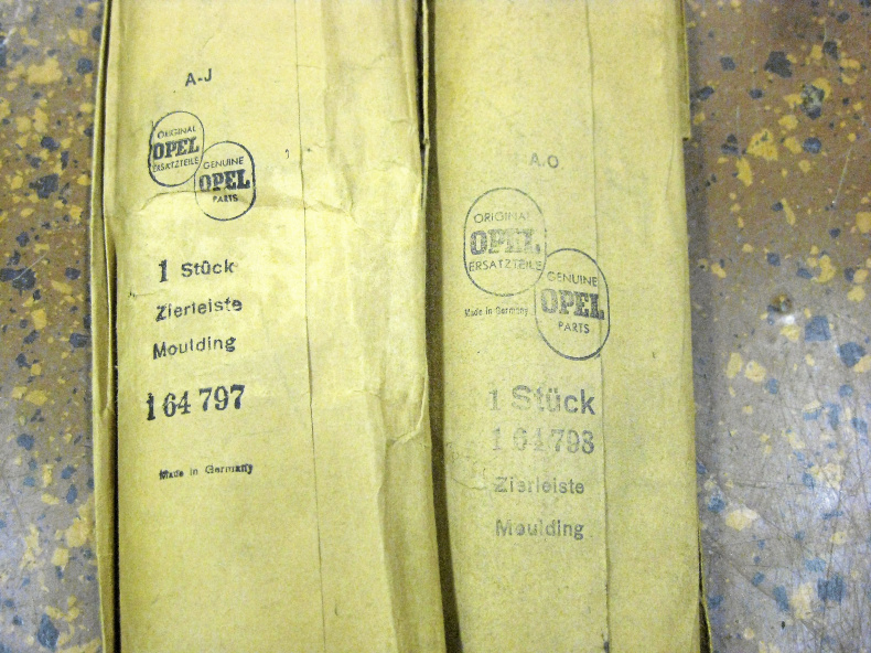 NOS Yttre Tröskellådslister Opel Olympia Rekord 1957