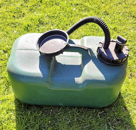 Avloppstank till husvagn