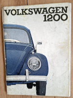 VW 1200 instruktionsbok.