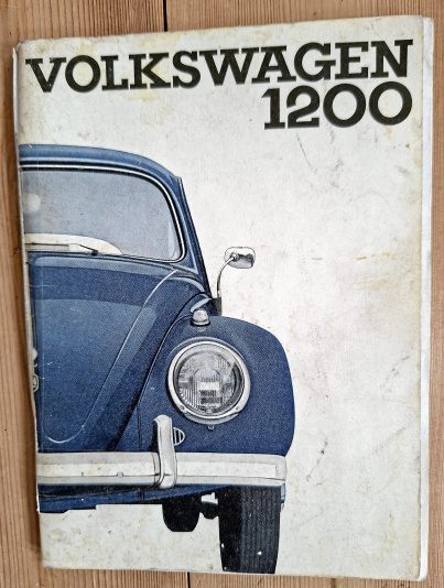 VW 1200 instruktionsbok