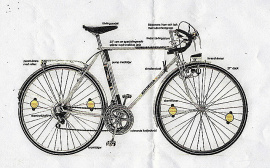 Sportcykel Herr