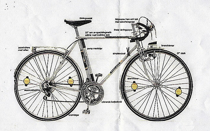 Sportcykel Herr